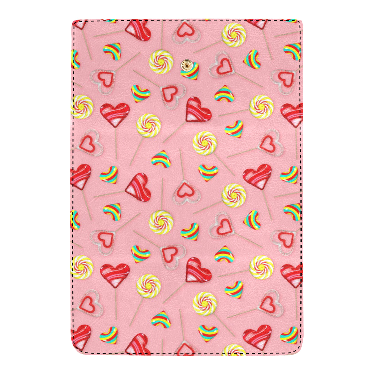 Lollipop Pattern Print Design LL05 Women's Trifold Wallet
