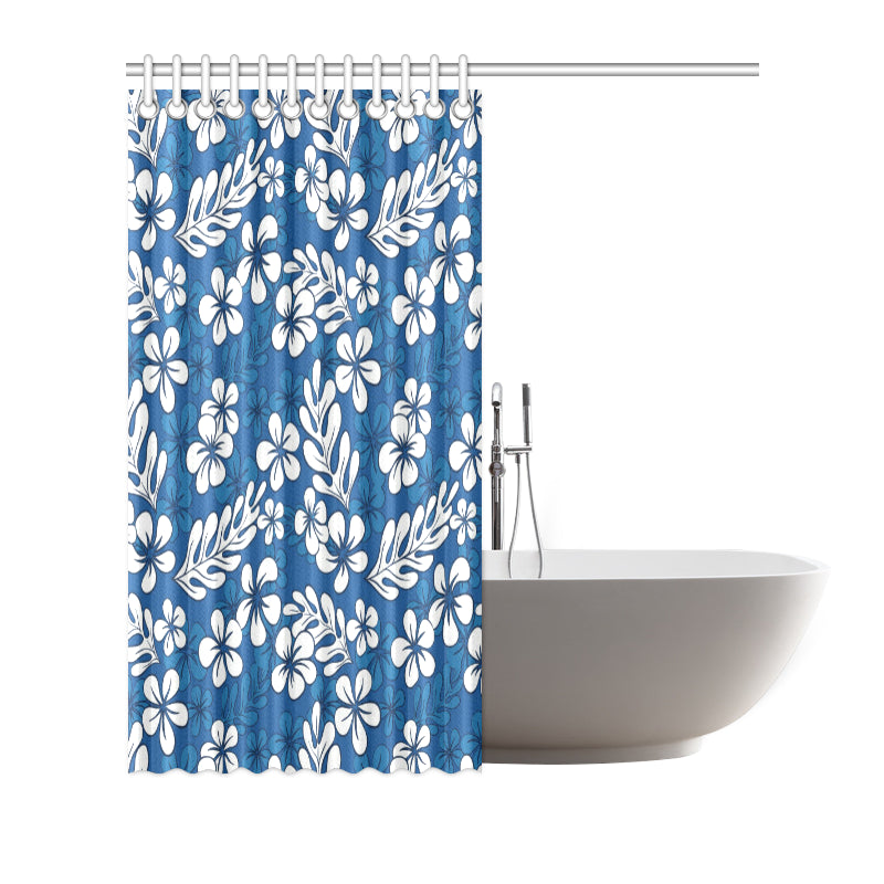 Plumeria Pattern Print Design PM015 Shower Curtain