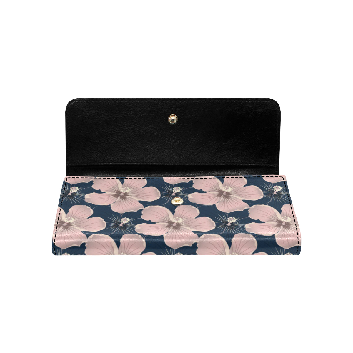 Plumeria Pattern Print Design PM018 Women's Trifold Wallet