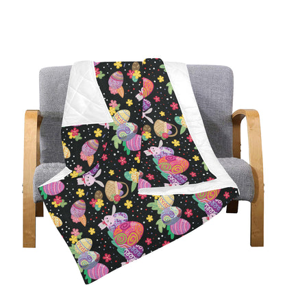 Easter Eggs Pattern Print Design RB06 Premium Quilt