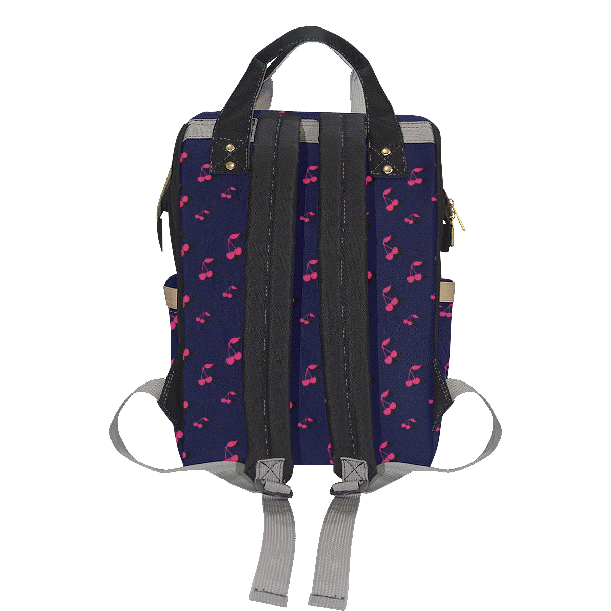 Cherry Pattern Print Design 02 Diaper Bag Backpack
