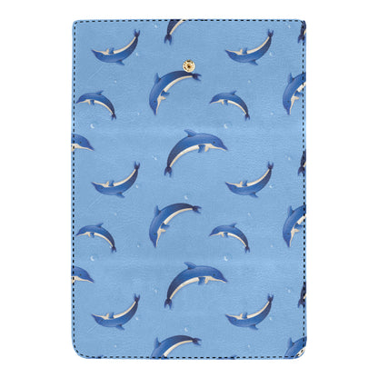Dolphin Blue Print Women's Trifold Wallet