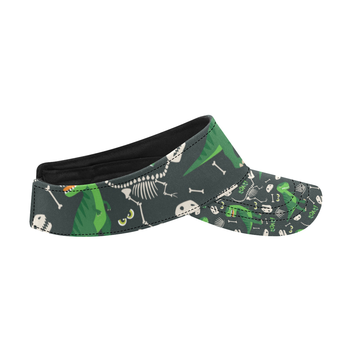 T Rex Pattern Print Design A05 Unisex Sun Visor