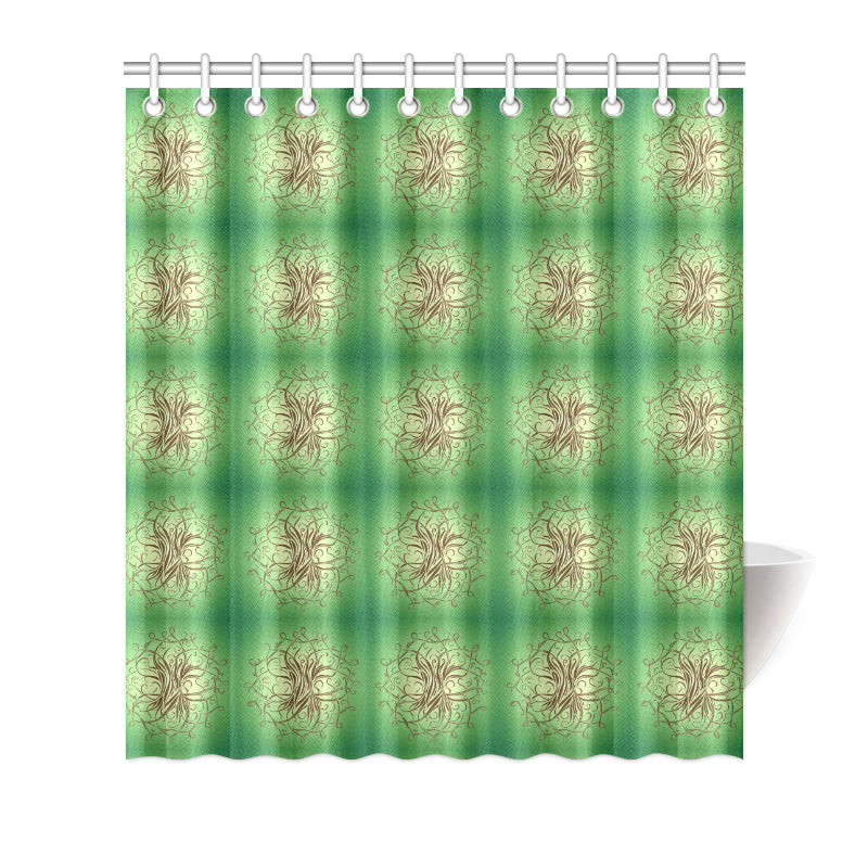 Celtic Pattern Print Design 05 Shower Curtain