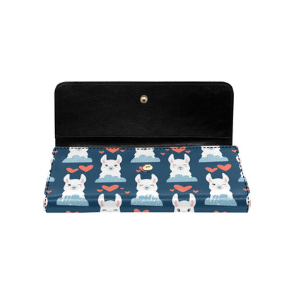 Alpaca Love Pattern Print Design 05 Women's Trifold Wallet