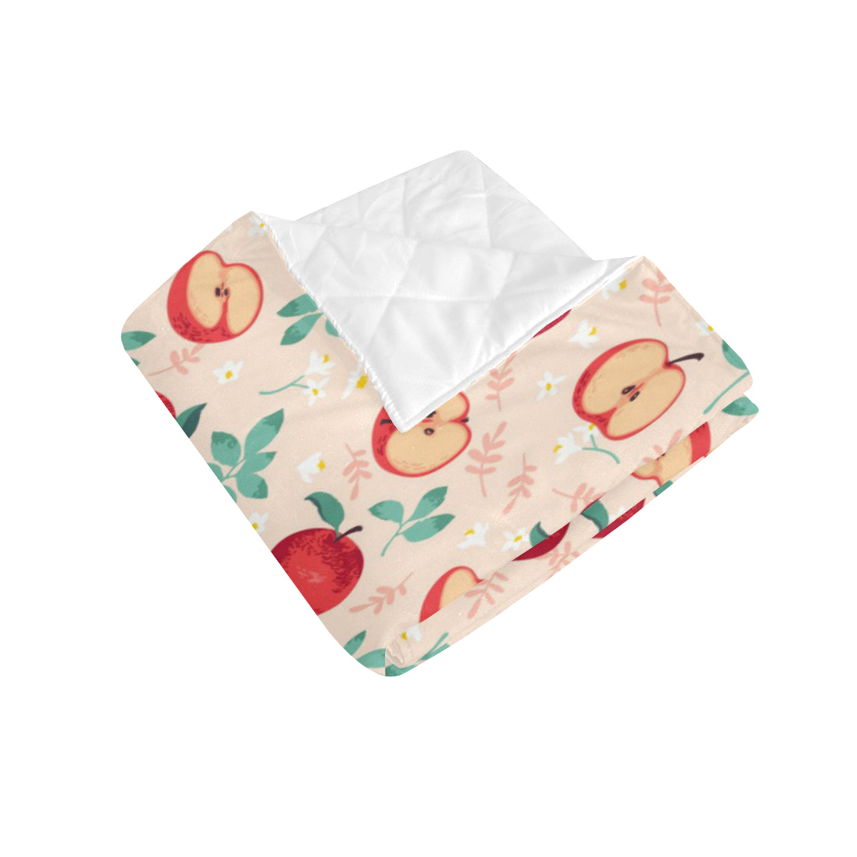 Apple Pattern Print Design AP06 Premium Quilt