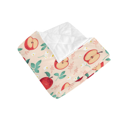 Apple Pattern Print Design AP06 Premium Quilt