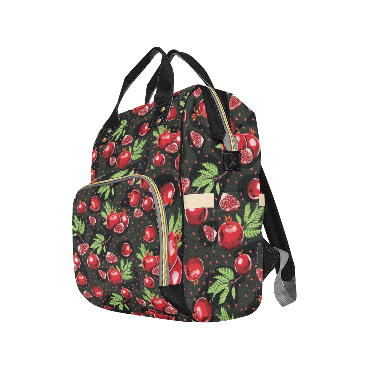 Pomegranate Pattern Print Design PG06 Diaper Bag Backpack
