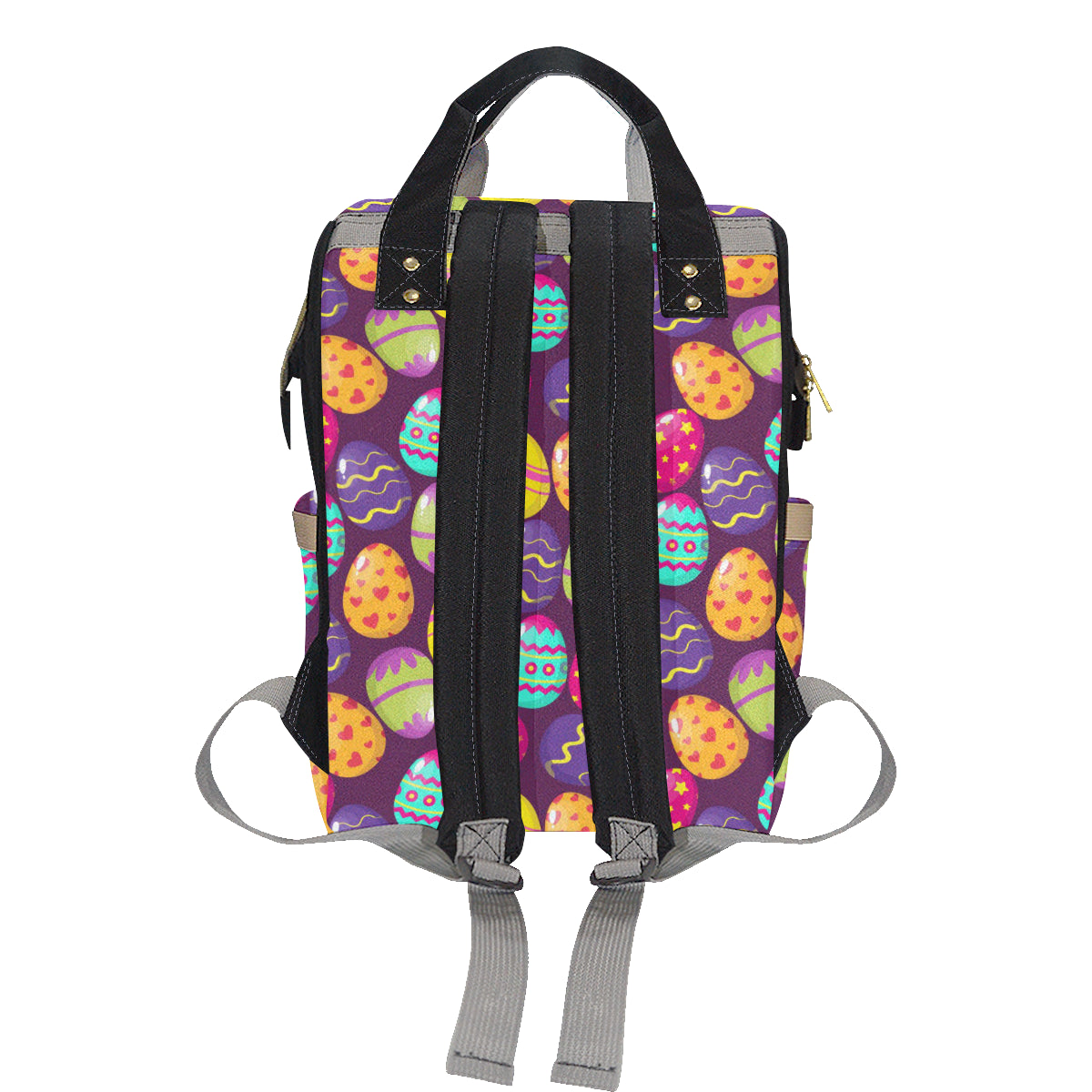 Easter Eggs Pattern Print Design RB04 Diaper Bag Backpack