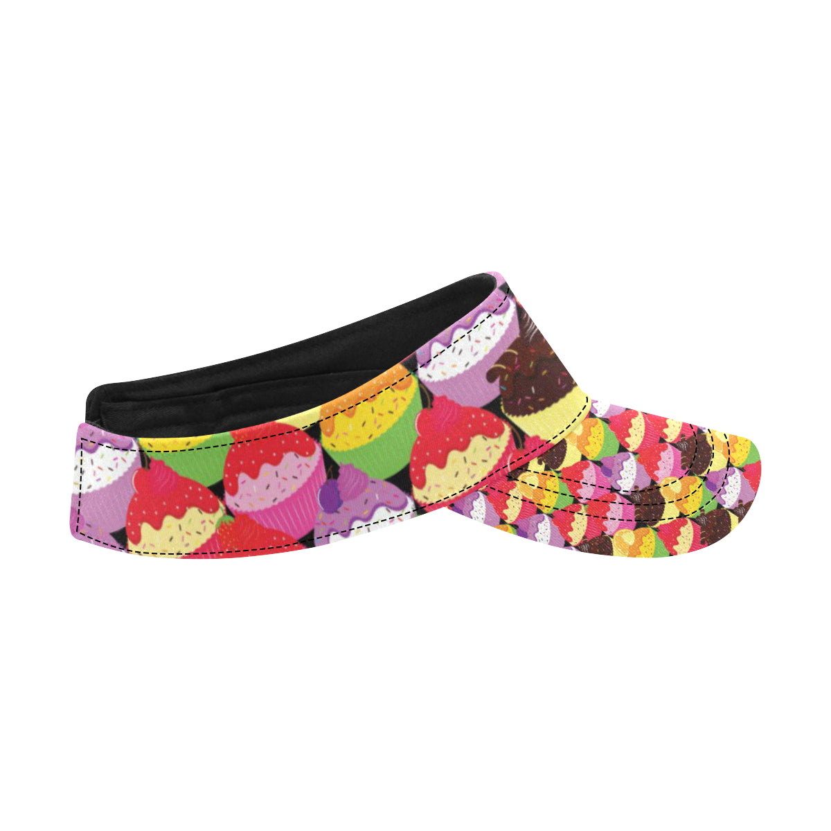 Cupcake Pattern Print Design CP02 Unisex Sun Visor