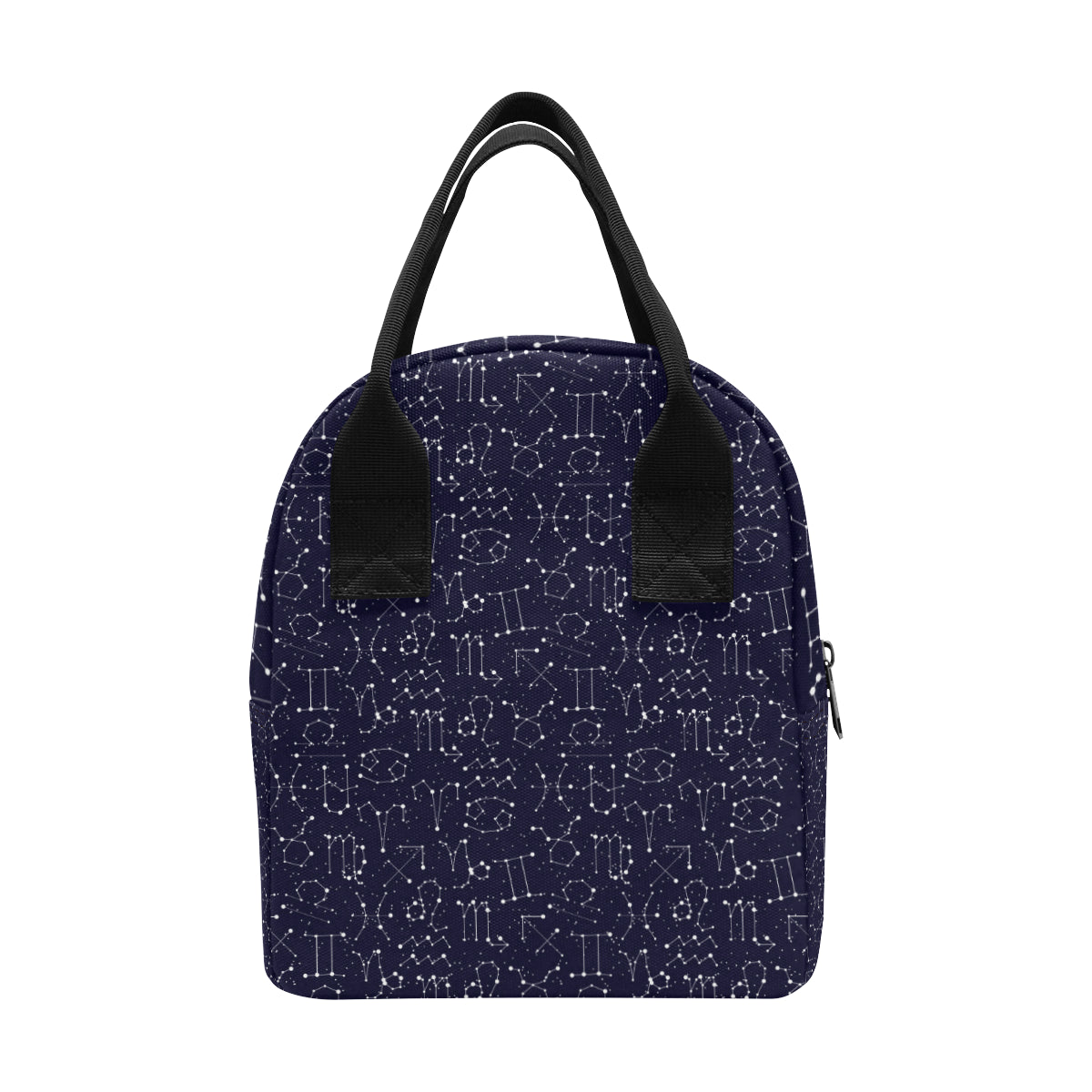 Zodiac Pattern Design Print Insulated Lunch Bag