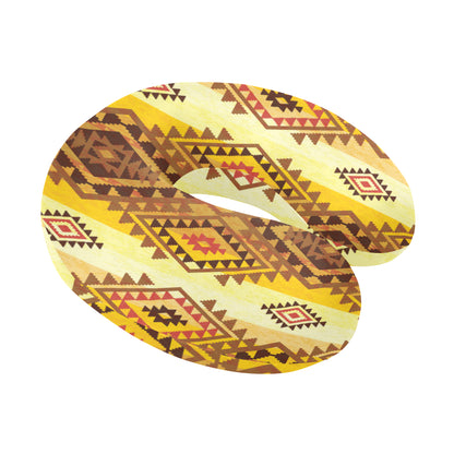 Native Pattern Print Design A09 U-Shaped Travel Neck Pillow