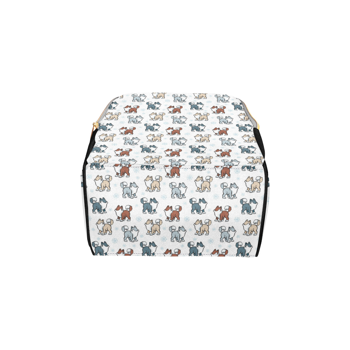Alaskan Malamute Pattern Print Design 02 Diaper Bag Backpack