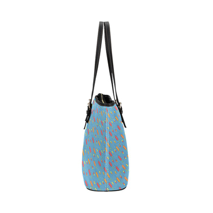 Phlebotomist Medical Pattern Leather Tote Bag