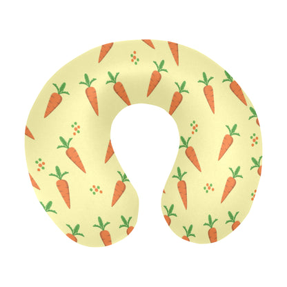 Carrot Pattern Print Design 04 U-Shaped Travel Neck Pillow