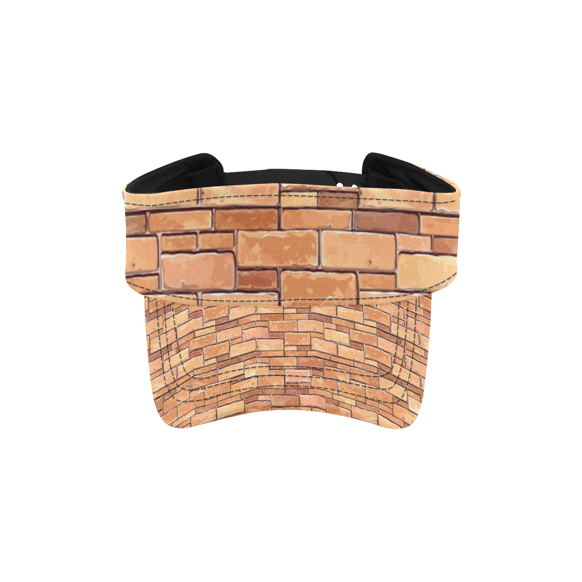 Brick Pattern Print Design 01 Unisex Sun Visor
