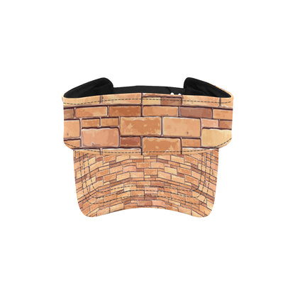 Brick Pattern Print Design 01 Unisex Sun Visor