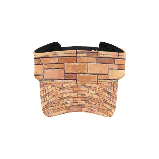 Brick Pattern Print Design 01 Unisex Sun Visor