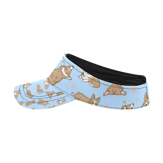 Pembroke Welsh Corgis Pattern Print Design A05 Unisex Sun Visor