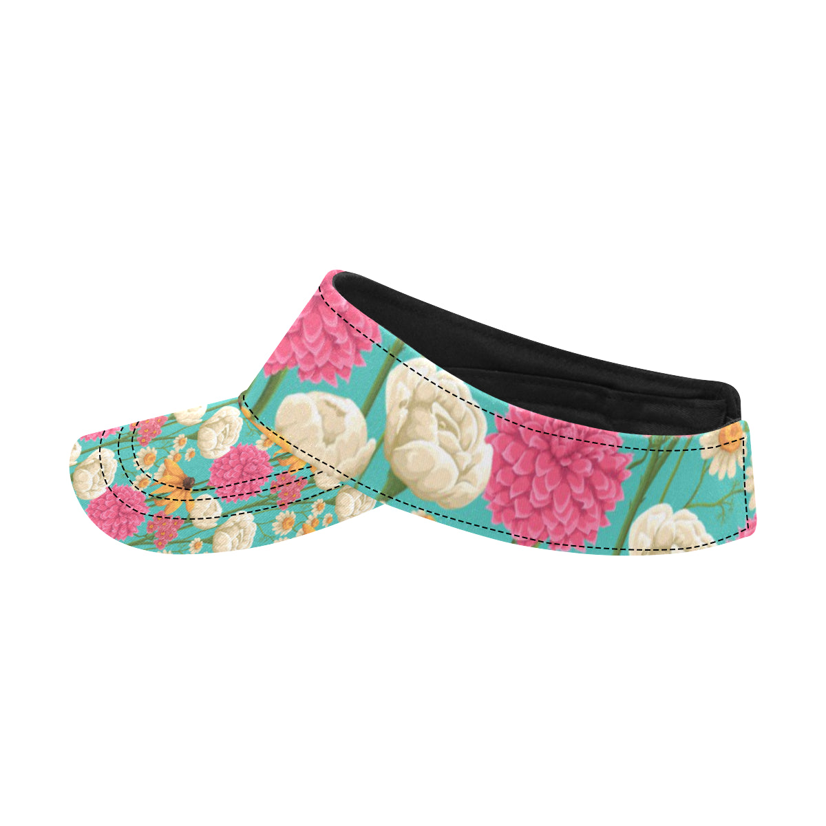 Summer Floral Pattern Print Design SF07 Unisex Sun Visor