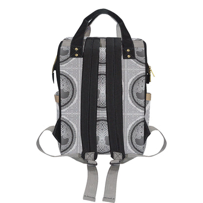 Celtic Tree of life Print Diaper Bag Backpack