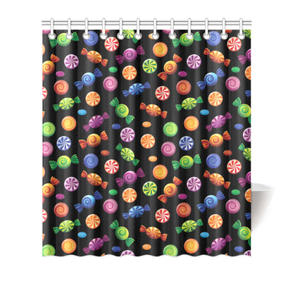 Candy Pattern Print Design 01 Shower Curtain