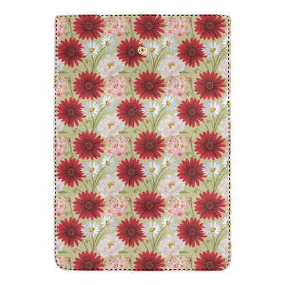 Gerberas Pattern Print Design GB07 Women's Trifold Wallet