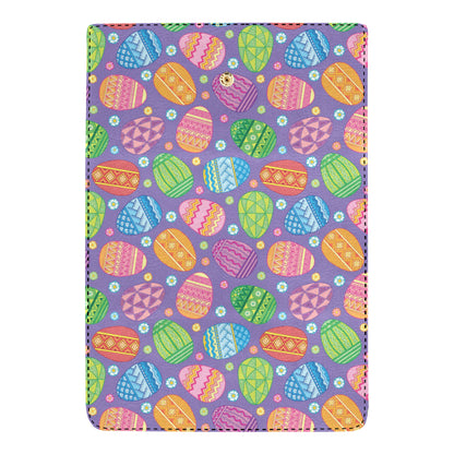 Easter Eggs Pattern Print Design RB010 Women's Trifold Wallet