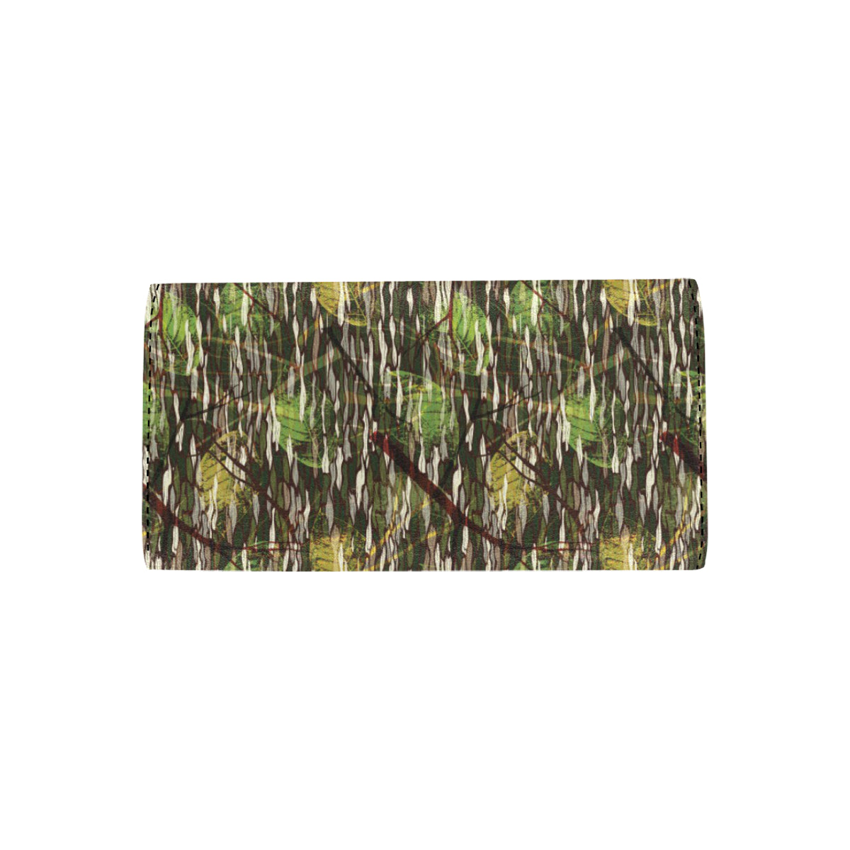 Camouflage Realtree Pattern Print Design 02 Women's Trifold Wallet