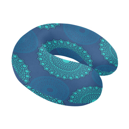 Medallion Pattern Print Design 04 U-Shaped Travel Neck Pillow