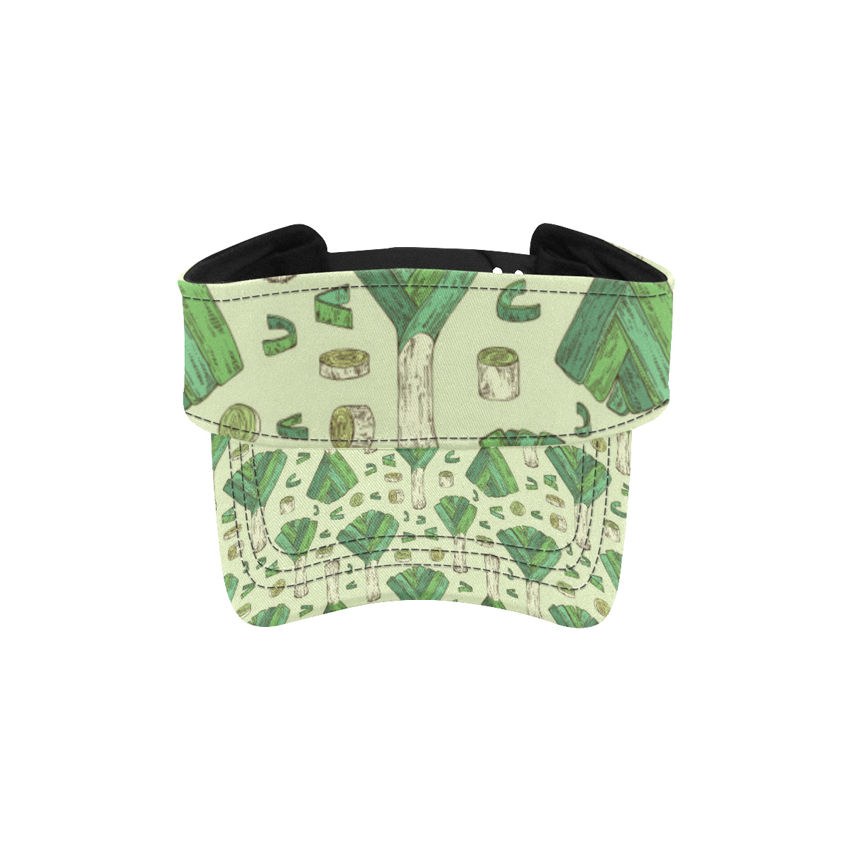 Leek Pattern Print Design 04 Unisex Sun Visor