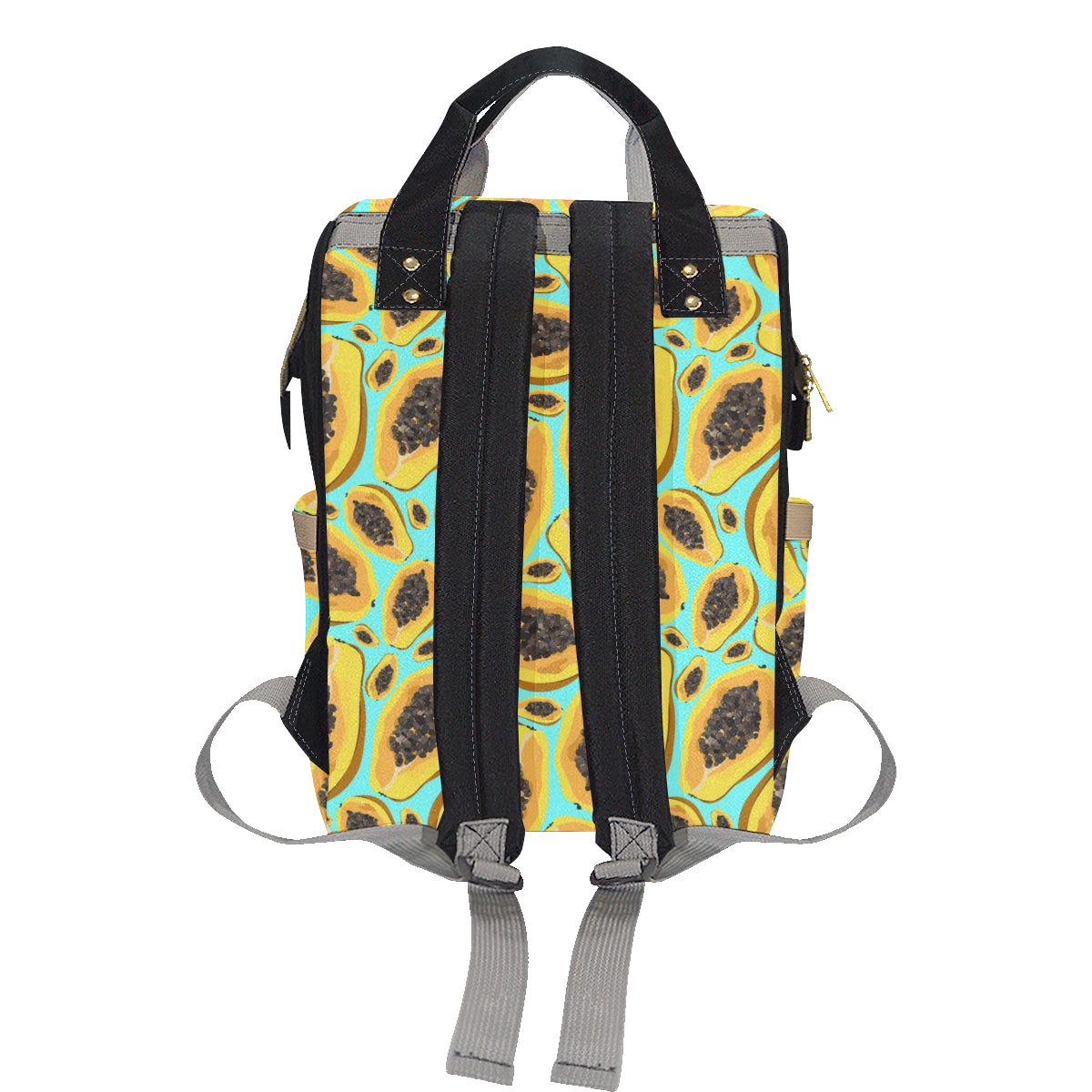 Papaya Pattern Print Design PP03 Diaper Bag Backpack