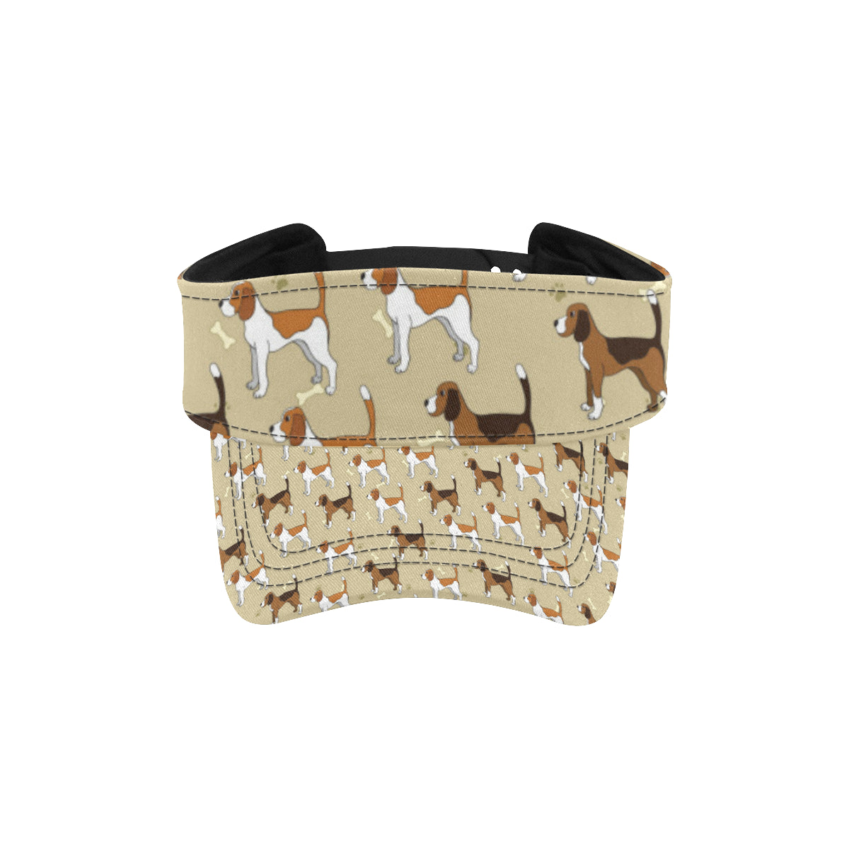 Beagle Pattern Print Design 01 Unisex Sun Visor