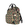 Cactus Pattern Print Design 06 Diaper Bag Backpack