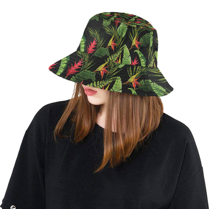 Bird Of Paradise Pattern Print Design BOP010 Unisex Bucket Hat