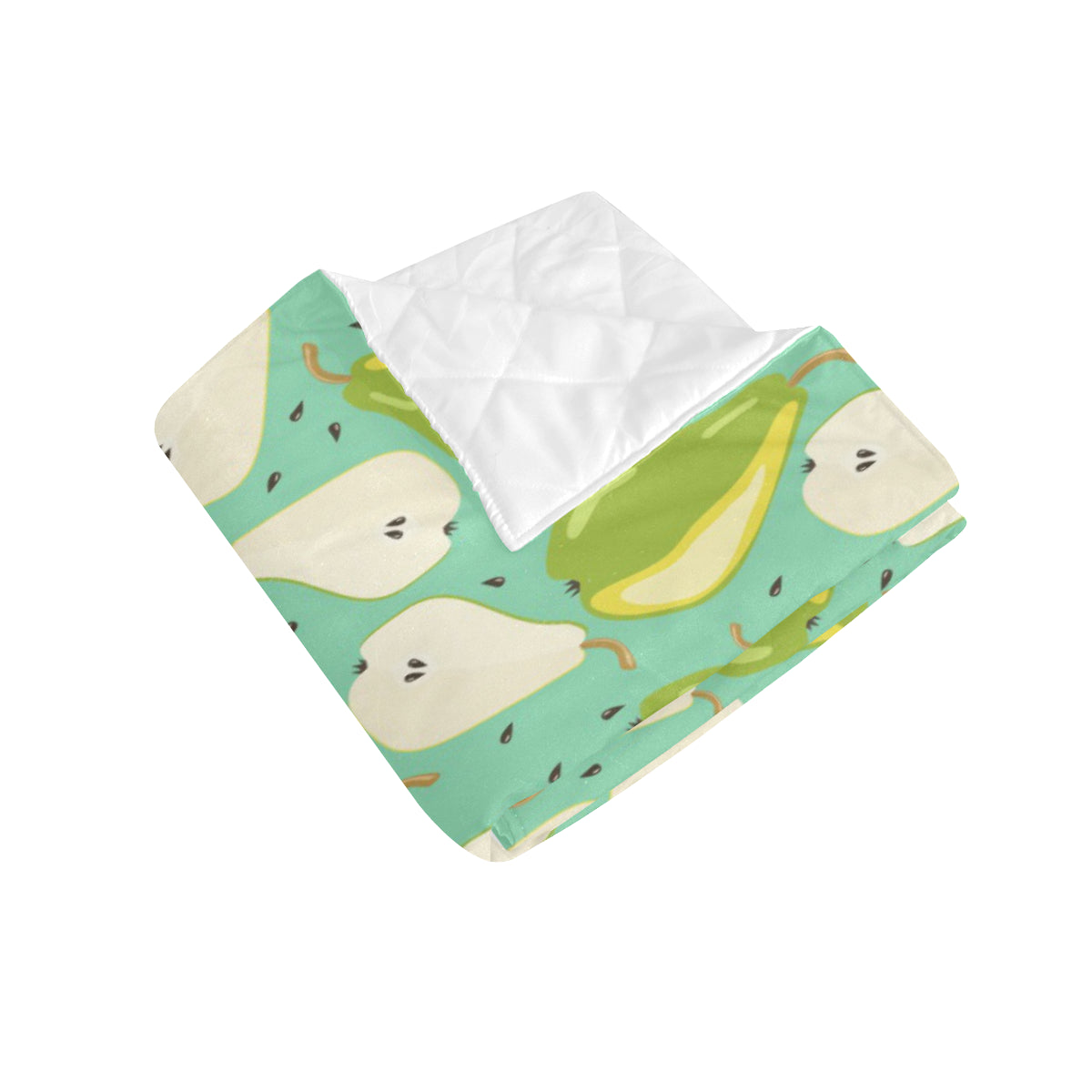 Pear Pattern Print Design PE04 Premium Quilt