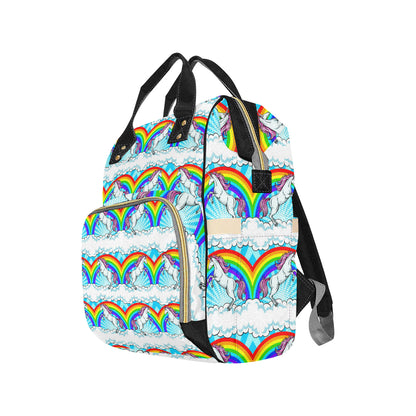 Unicorn Rainbow Diaper Bag Backpack