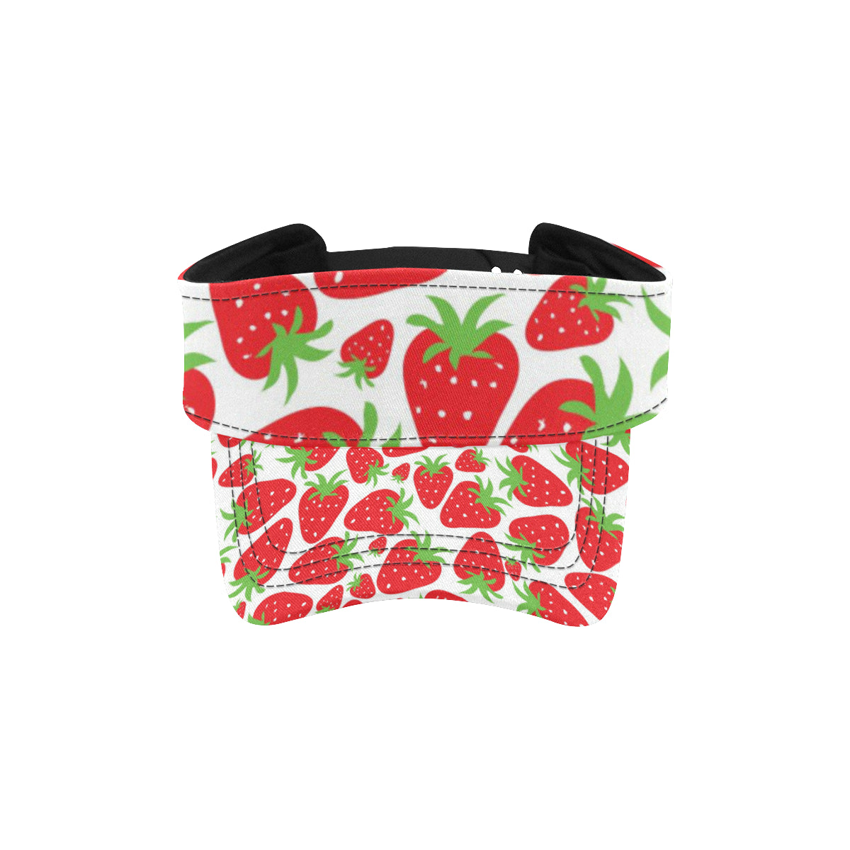 Strawberry Pattern Print Design SB01 Unisex Sun Visor