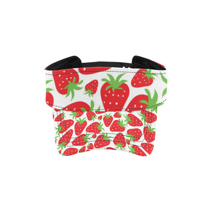 Strawberry Pattern Print Design SB01 Unisex Sun Visor