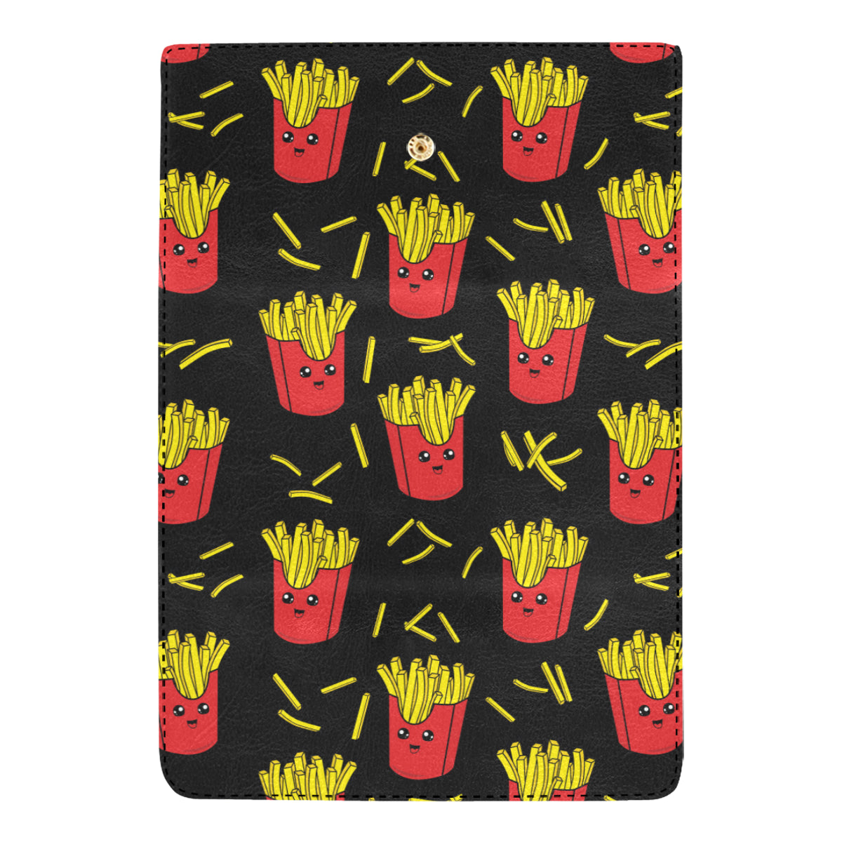 French Fried Pattern Print Design 03 Women's Trifold Wallet