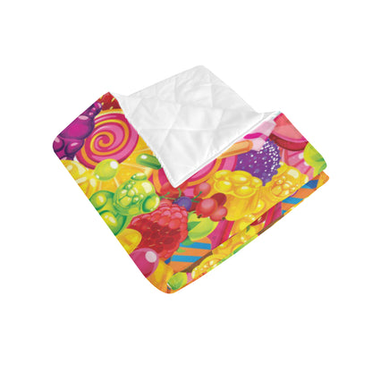 Candy Pattern Print Design CA01 Premium Quilt