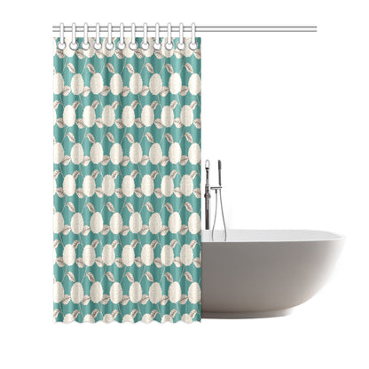 Hydrangea Pattern Print Design HD03 Shower Curtain