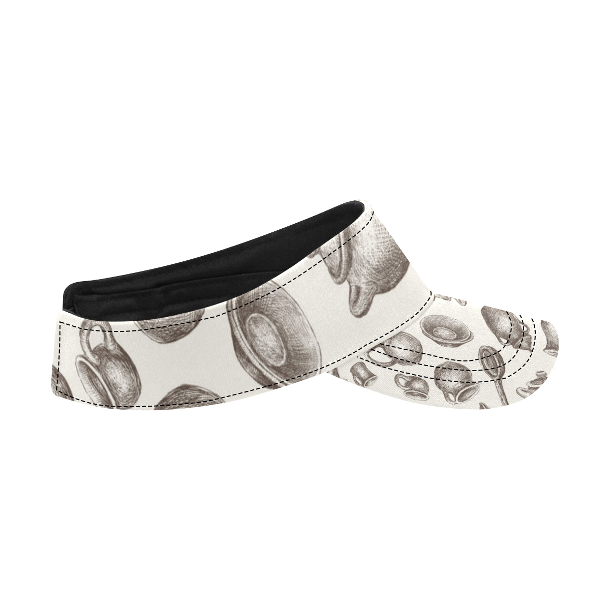 Pottery Pattern Print Design A01 Unisex Sun Visor