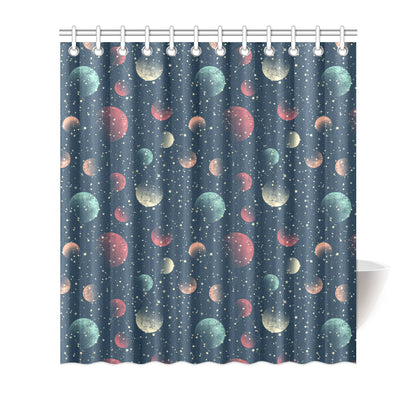 Cosmic Pattern Print Design 04 Shower Curtain