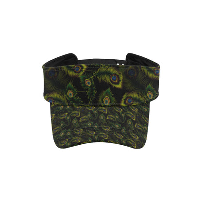 Peacock Feather Pattern Design Print Unisex Sun Visor