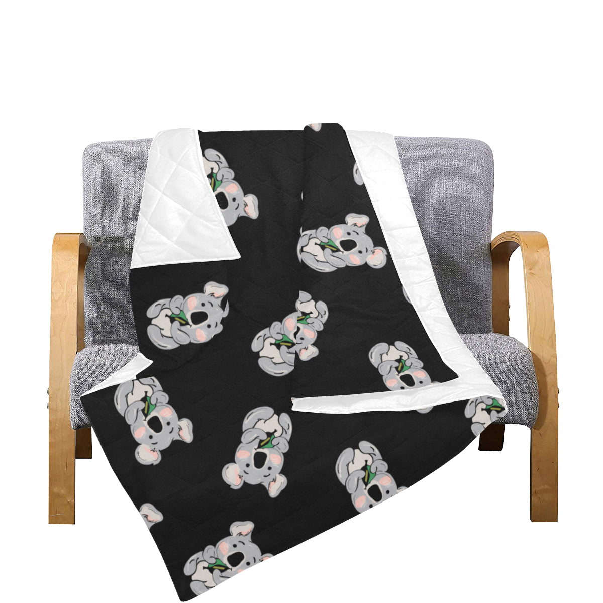 Koala Pattern Print Design 05 Premium Quilt