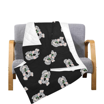 Koala Pattern Print Design 05 Premium Quilt