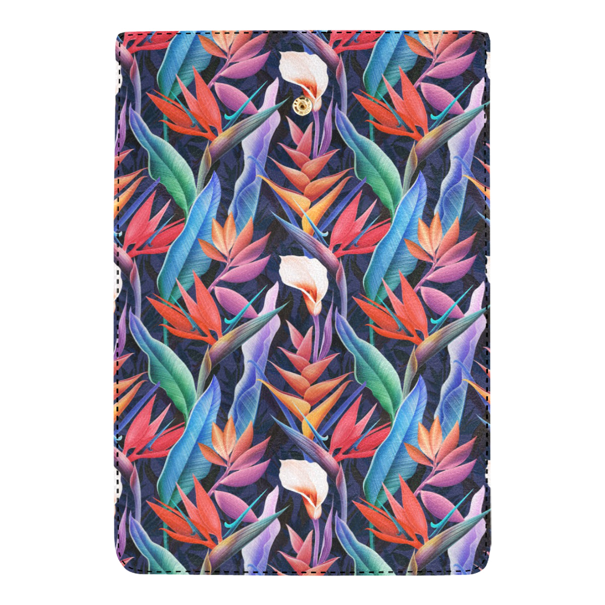 Tropical Flower Pattern Print Design TF023 Women's Trifold Wallet