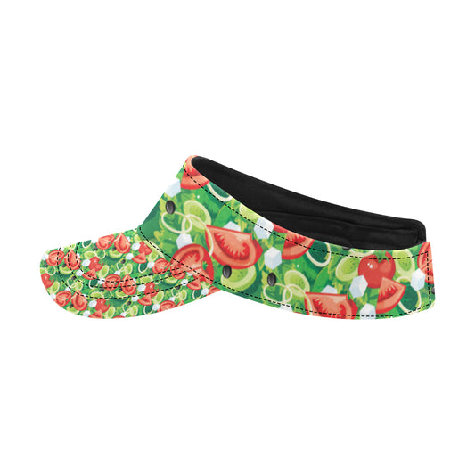 Vegan Salad Themed Design Print Unisex Sun Visor