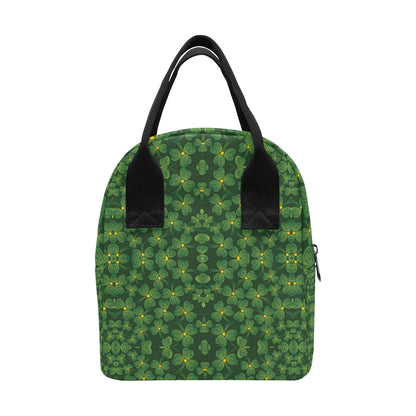 Shamrock Pattern Insulated Lunch Bag